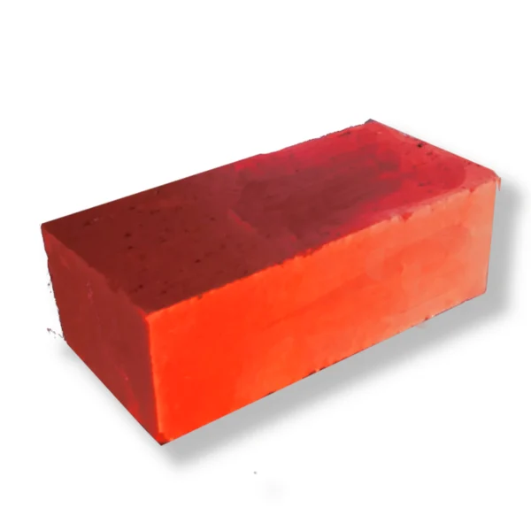 Solid exposed clay brick